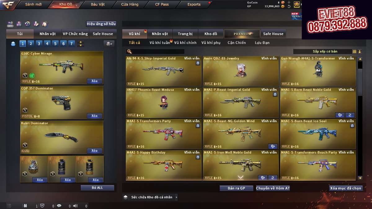 shop acc cf uy tin gia re